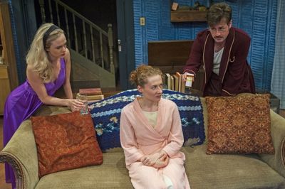Charlotte Kate Fox as Laura Sanderson, Melissa Macleod Herion as Jan Sanderson and Ja Photo