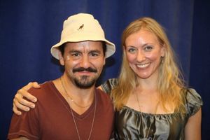 Max Casella (Bottom) and Tina Benko (Titania) Photo