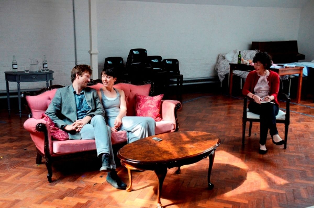 Mark Bazeley (Johan), Olivia Williams (Marianne) and Melanie Jessops (Mrs Palm) at 