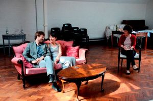 Mark Bazeley (Johan), Olivia Williams (Marianne) and Melanie Jessops (Mrs Palm) Photo