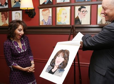 Andrea Martin with Restaurant Owner Max Klimavicius Photo