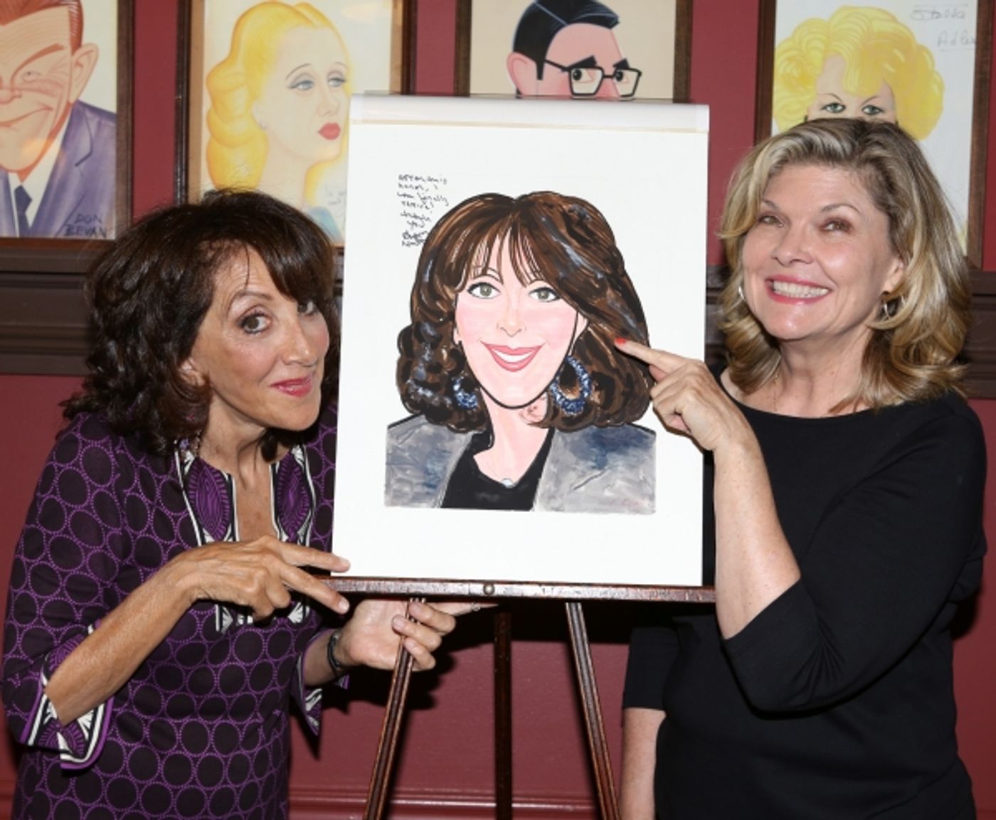 Photo Coverage: PIPPIN's Andrea Martin Unveils Caricature at Sardi's! Image