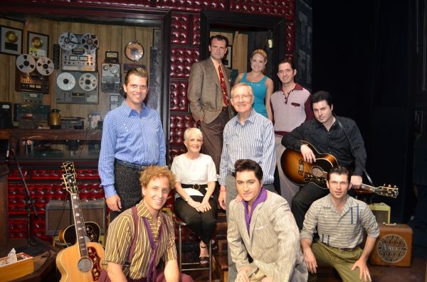 Senator Harry Reid and wife with the cast of MILLION DOLLAR QUARTET Photo