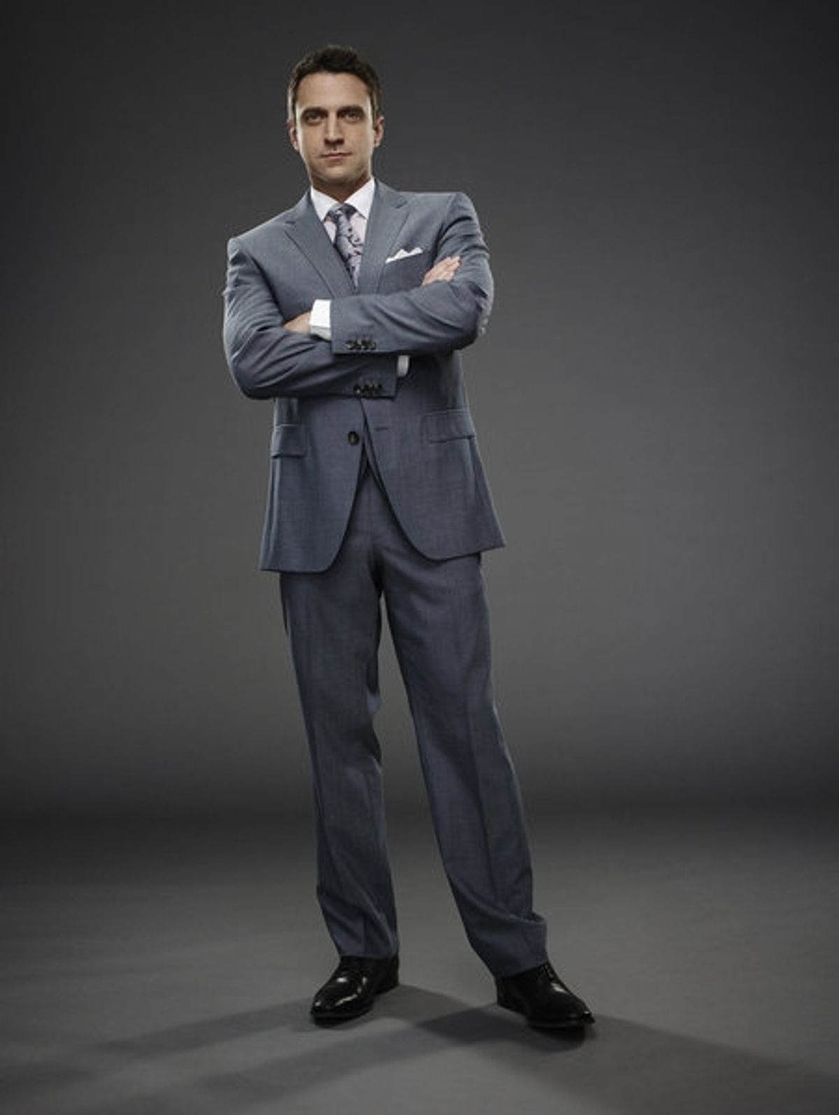 Raul Esparza as ADA Rafael Barba -- (Photo by: James Dimmock/NBC) at 