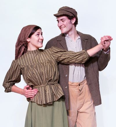 Jessica Martens is Hodel and Casey Coppess is Perchik  Photo