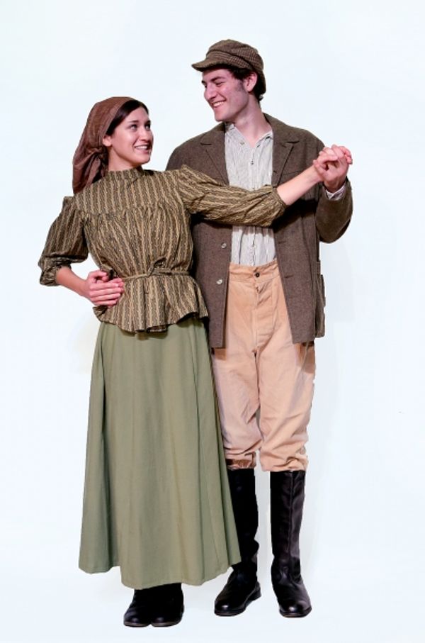 Jessica Martens is Hodel and Casey Coppess is Perchik  Photo