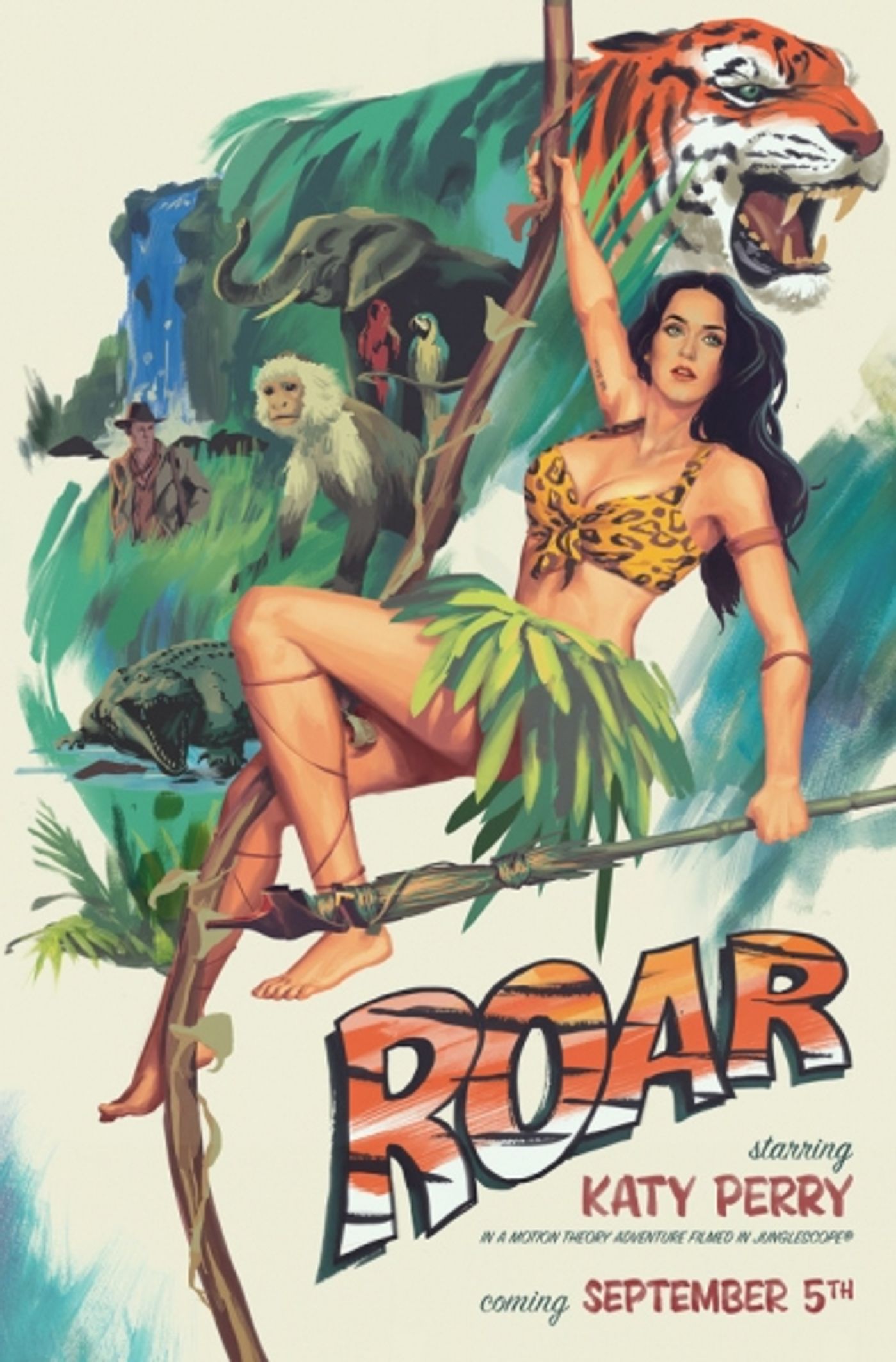Photo Flash: Katy Perry Teases ROAR Music Video with Jungle-Themed Poster  Image