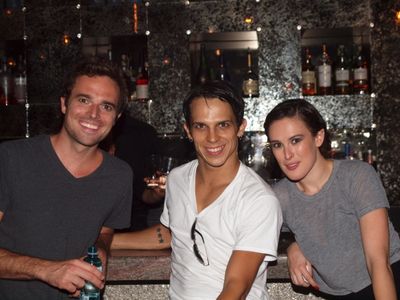 Patrick Mulvey, Derek Ferguson, and Rumer Willis Photo