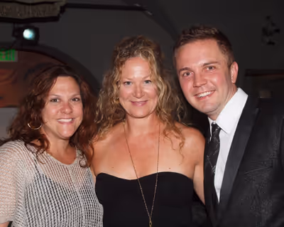 Producers Siobhan O''Neill and Shane Scheel with Alison Spiriti  Photo