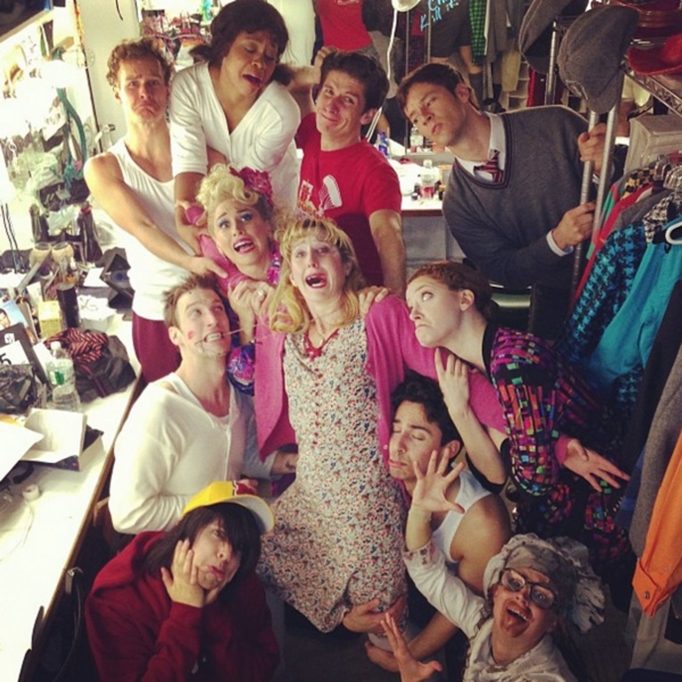 Photo Flash: Saturday Intermissions Pics, August 31 - Part 2 - Cast of Broadway's MATILDA Begs Lauren Ward to Stay, Jackie Hoffman in Bay Street's FORUM & More! Image