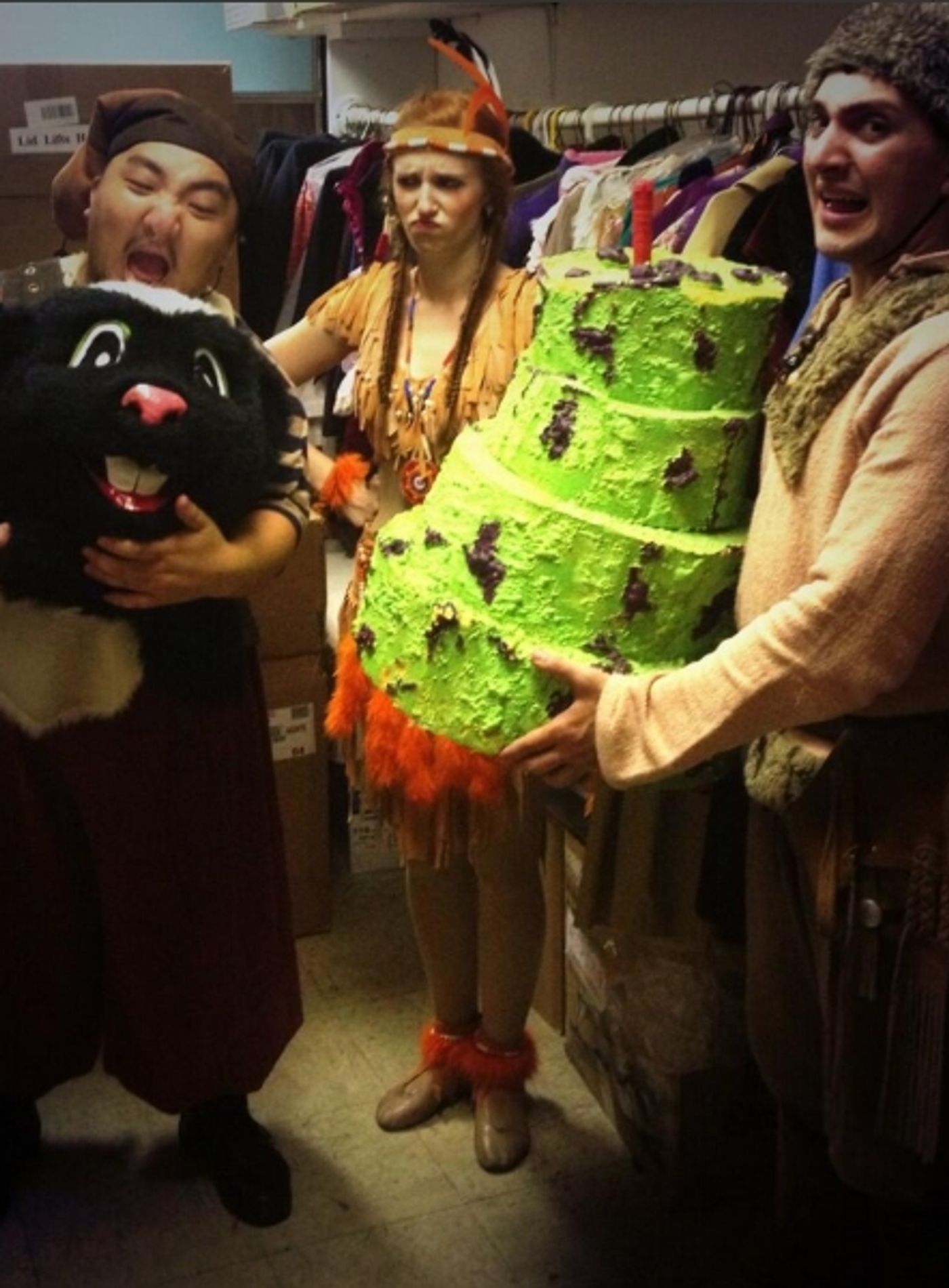 Photo Flash: Saturday Intermissions Pics, August 31 - Part 2 - Cast of Broadway's MATILDA Begs Lauren Ward to Stay, Jackie Hoffman in Bay Street's FORUM & More! Image