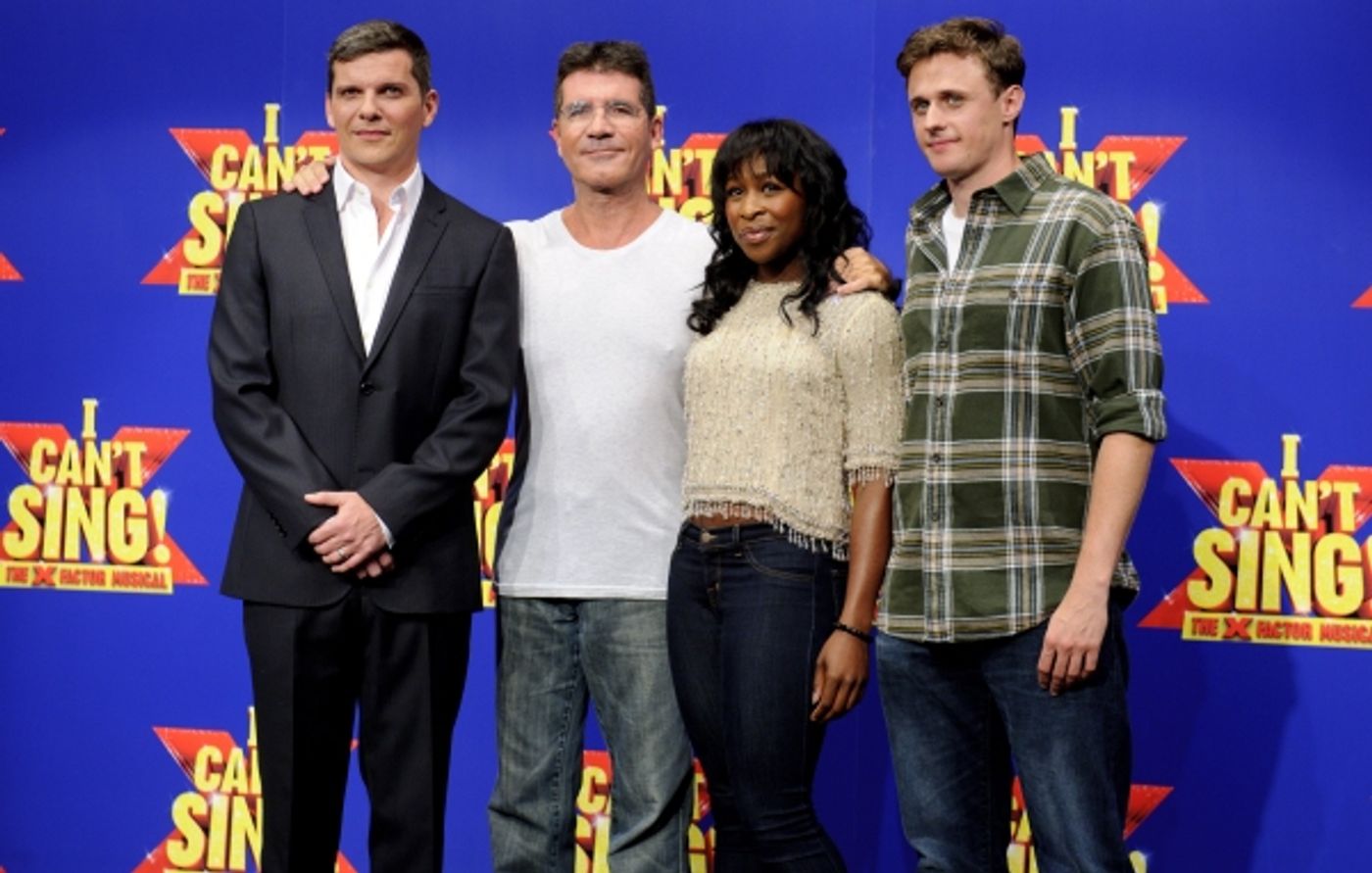 Photo Flash: Simon Cowell and X Factor Musical Leads Meet the Press!  Image