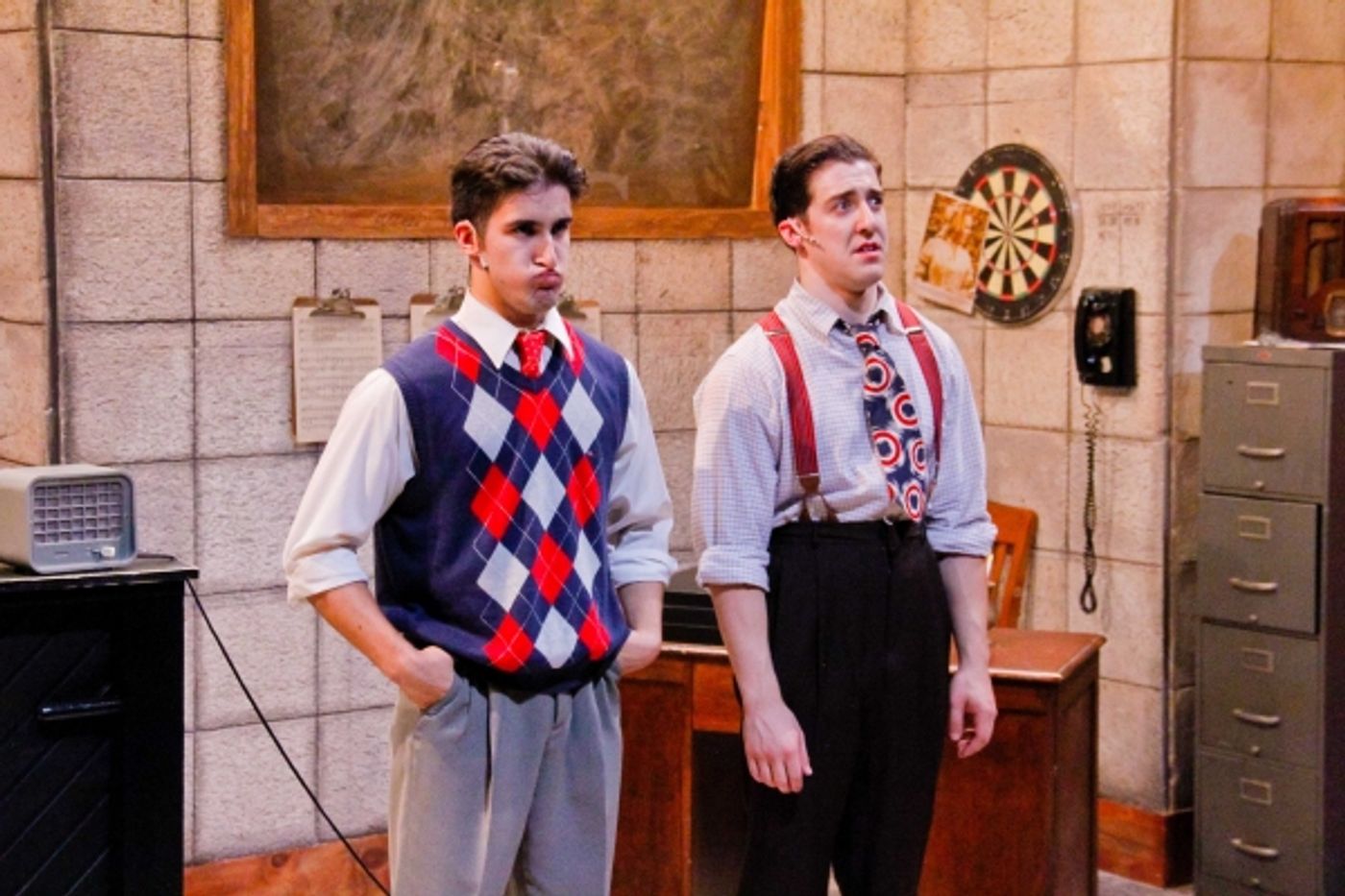 Photo Flash: First Look at Adrian Aguilar and Alexander Aguilar in Porchlight's DOUBLE TROUBLE  Image