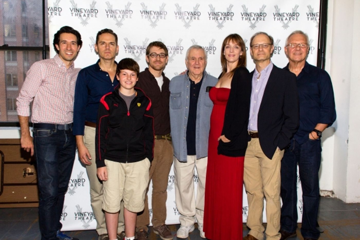Photo Coverage: David Hyde Pierce, Julia Murney & the Cast of Vineyard Theatre's THE LANDING Meet the Press! Image