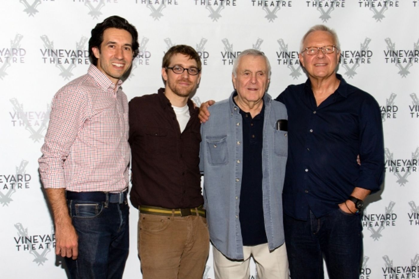 Photo Coverage: David Hyde Pierce, Julia Murney & the Cast of Vineyard Theatre's THE LANDING Meet the Press! Image