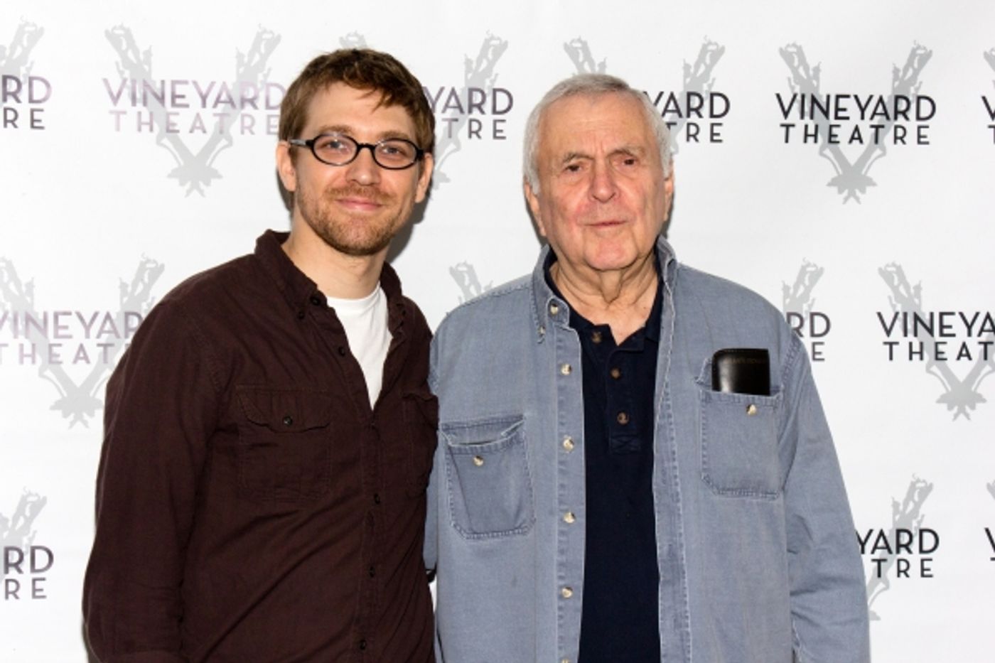Photo Coverage: David Hyde Pierce, Julia Murney & the Cast of Vineyard Theatre's THE LANDING Meet the Press! Image