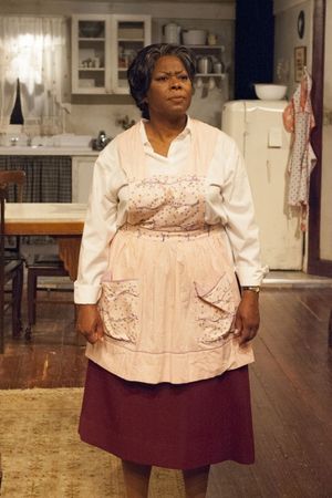 Lena 'Mama' Younger (Greta Oglesby) works to hold her family together and give them a better life. @ BroadwayWorld Lena 'Mama' Younger (Greta Oglesby) works to hold her family together and give them a Photo