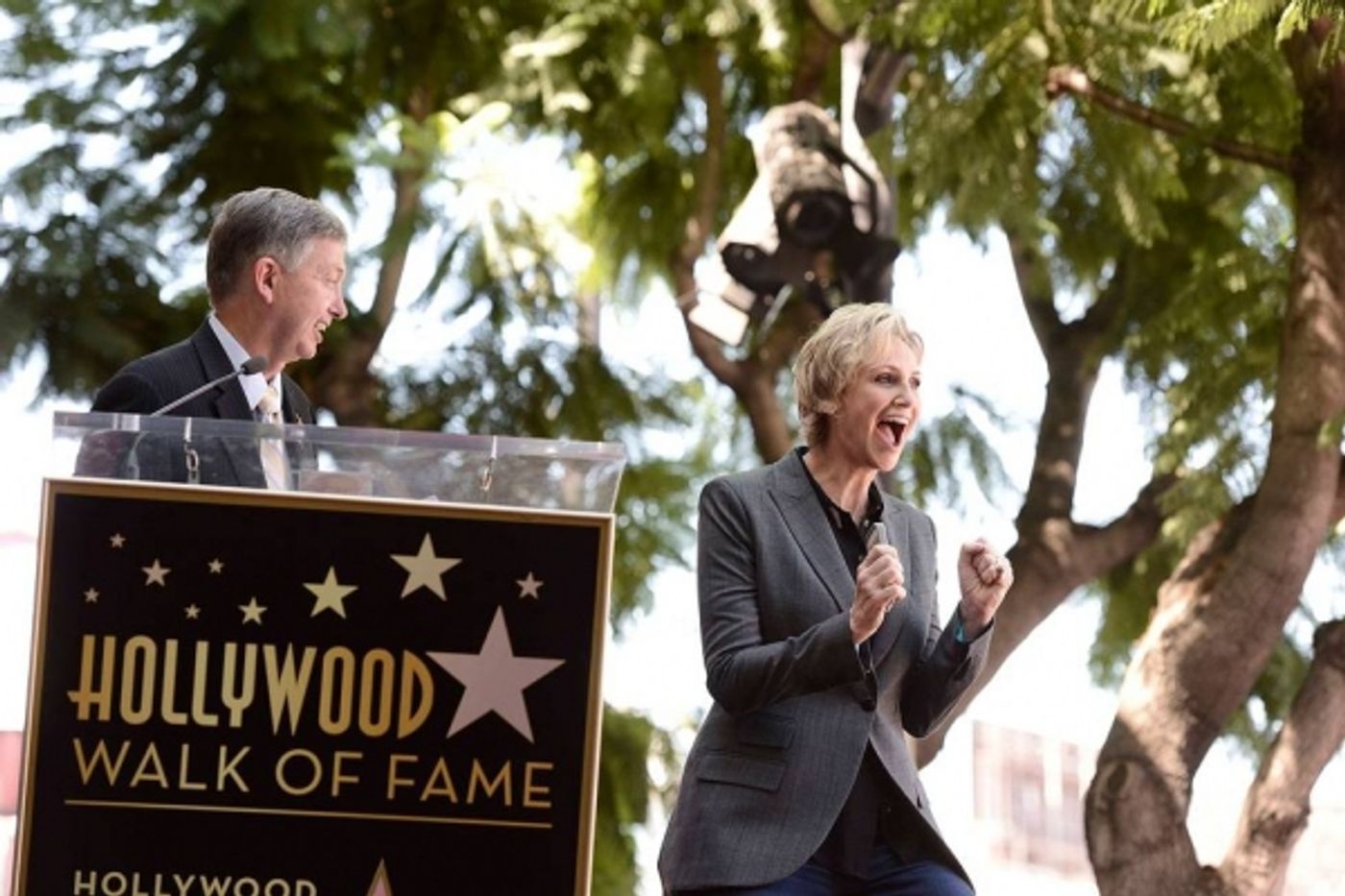 Photo Flash: GLEE's Jane Lynch Receives Star on Hollywood Walk of Fame  Image