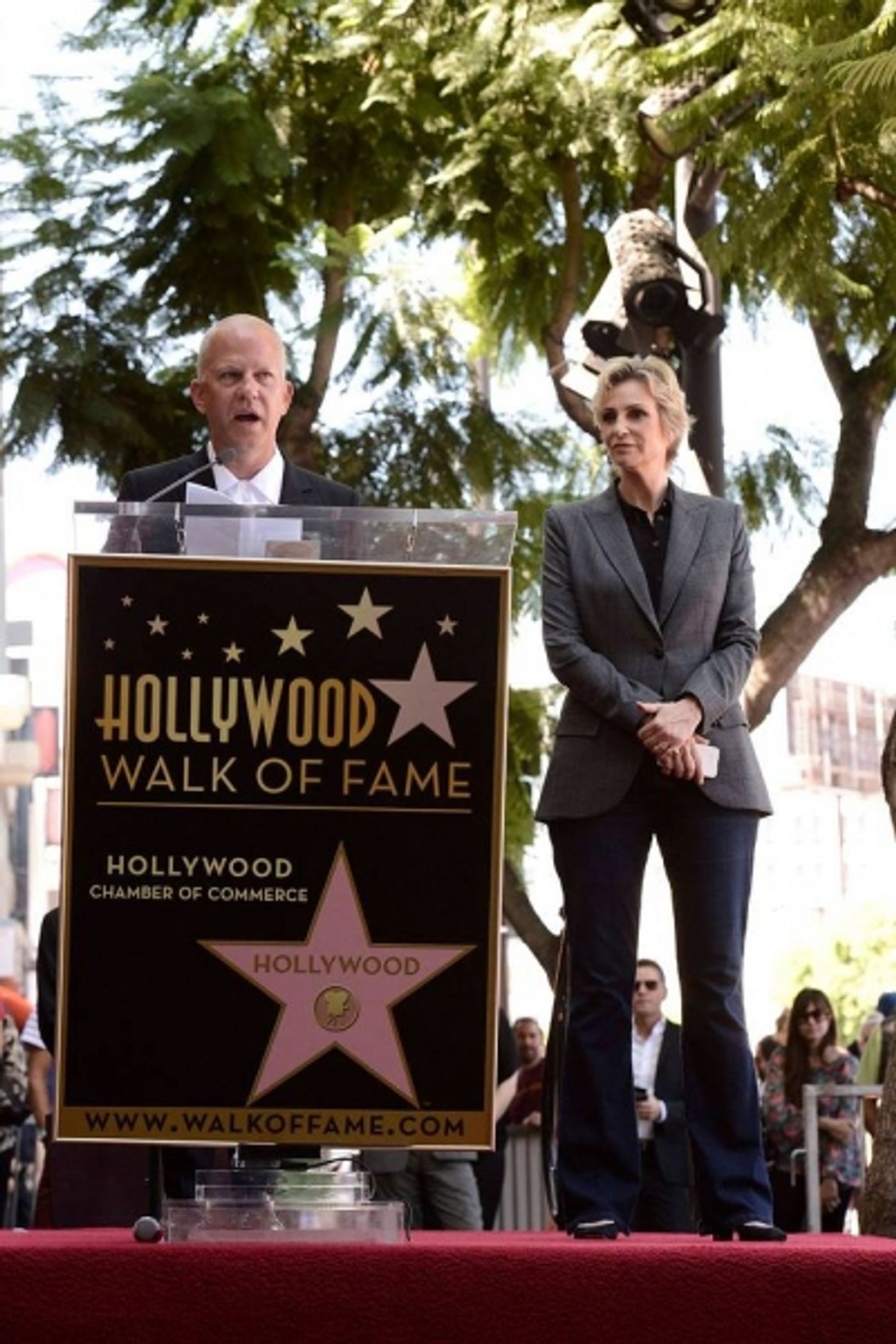 Photo Flash: GLEE's Jane Lynch Receives Star on Hollywood Walk of Fame  Image