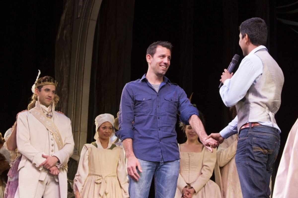 Santino Fontana, Jason Aronne and Kunal Ghose at 