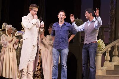Santino Fontana, Jason Aronne and Kunal Ghose Photo