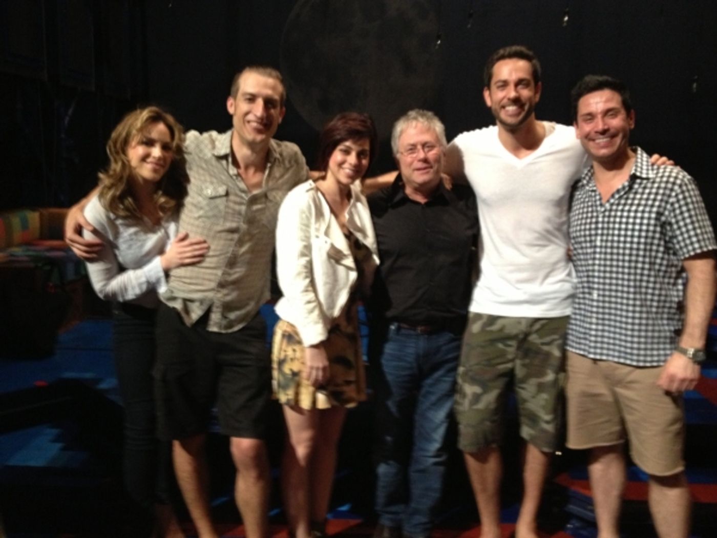 Photo Exclusive: Alan Menken Reunites with Zachary Levi at FIRST DATE!  Image