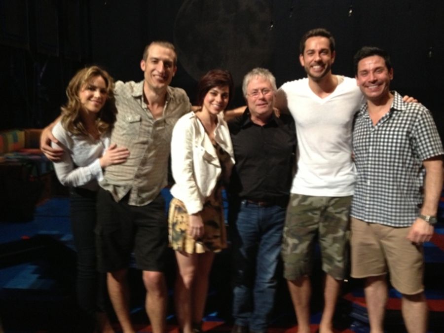 Photo Exclusive: Alan Menken Reunites with Zachary Levi at FIRST DATE! Image