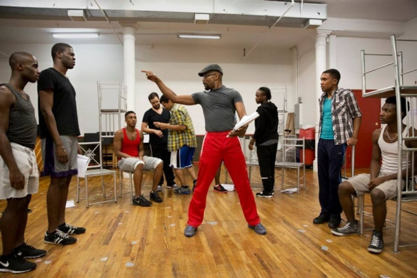 Photo Flash: In Rehearsal for Young Vic's THE SCOTTSBORO BOYS with Colman Domingo, Forrest McClendon & More  Image