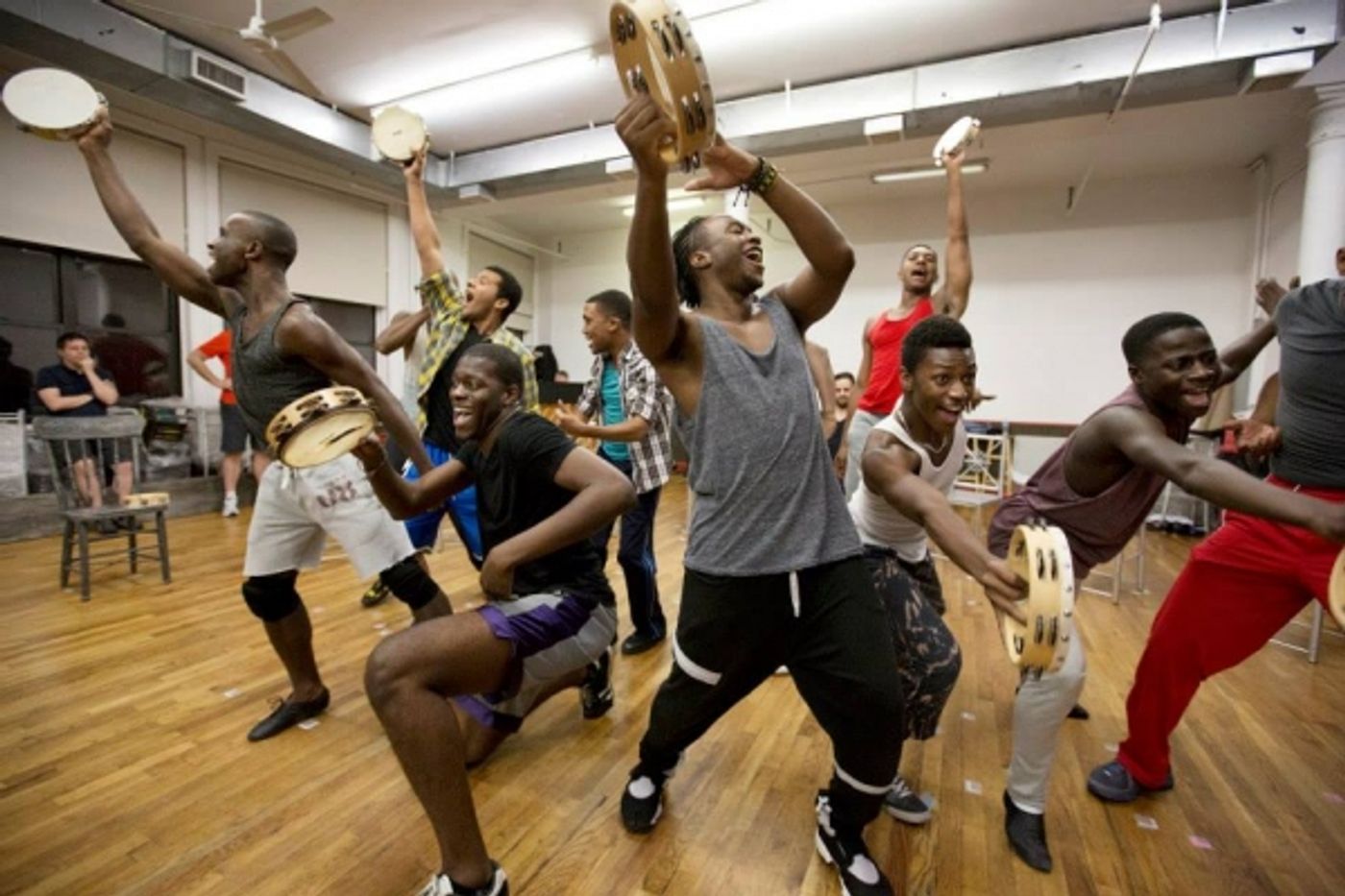 Photo Flash: In Rehearsal for Young Vic's THE SCOTTSBORO BOYS with Colman Domingo, Forrest McClendon & More  Image
