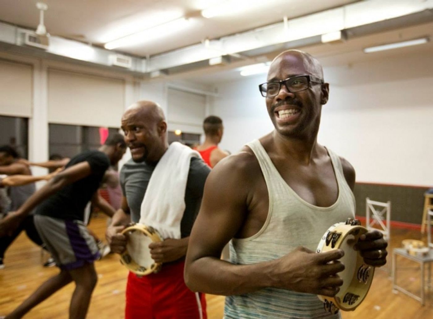 Photo Flash: In Rehearsal for Young Vic's THE SCOTTSBORO BOYS with Colman Domingo, Forrest McClendon & More  Image