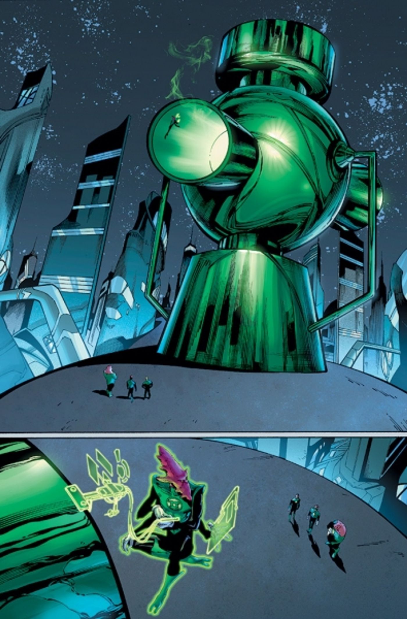 Photo Flash: Sneak Peek at Billy Tan's Interior Art for GREEN LANTERN #24 Image