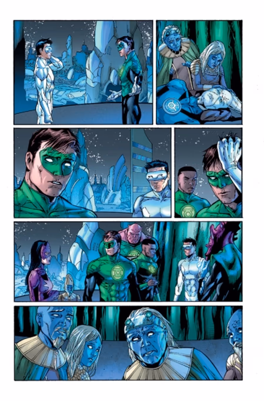 Photo Flash: Sneak Peek at Billy Tan's Interior Art for GREEN LANTERN #24 Image