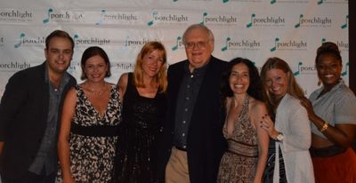 Porchlight Music Theatre Business Manager Nate C. Groonwald, Porchlight Board Preside Photo