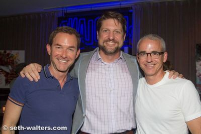 Dan Jinks, Christopher Sieber, Jess Cagle Photo