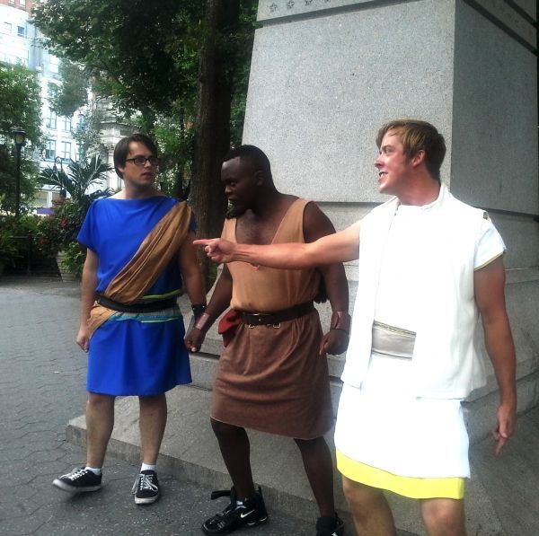 Thom Huenger, Francis Mwale and Joe Jalette in Central Park Photo