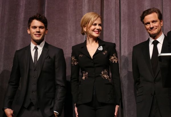 Jeremy Irvine, Nicole Kidman and Colin Firth Photo