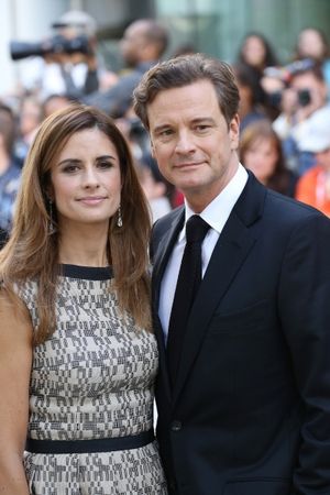 Livia Giuggioli and Colin Firth Photo