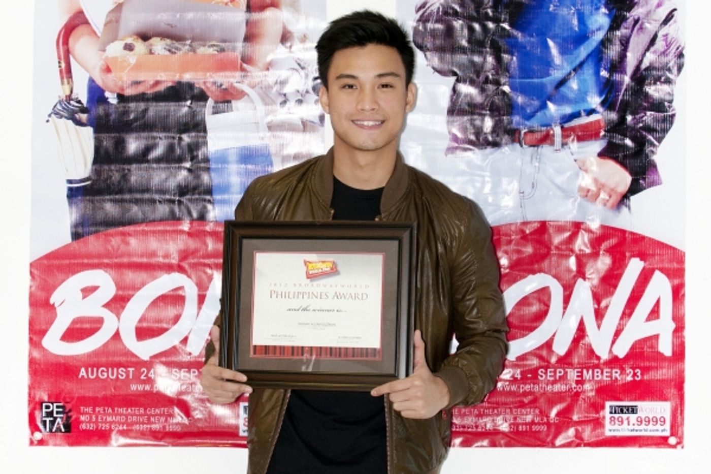 Photo Coverage: Eugene Domingo, Edgar Allan Guzman Accept BWW Awards  Image