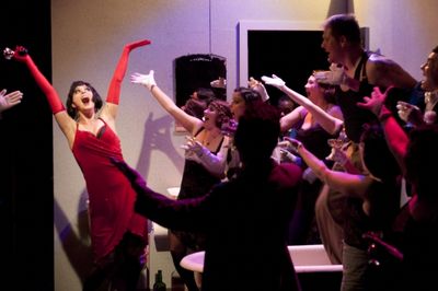 Allison Standley, Troy Wageman and the cast of The Wild Party Photo