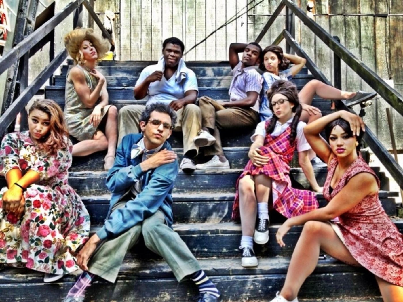 Photo Flash: Saturday Intermission Pics, Sept 7 - High-Fashion HAIRSPRAY in PA, a ROCK OF AGES Kick Line and More!  Image