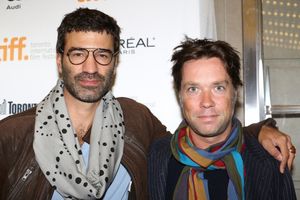 Rufus Wainwright (R) with partner Jorn Weisbrodt  Photo
