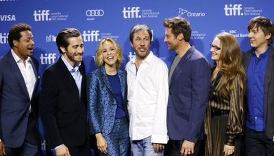 Terrence Howard, Jake Gyllenhaal, Maria Bello, Denis Villeneuve, Hugh Jackman, Meliss Photo