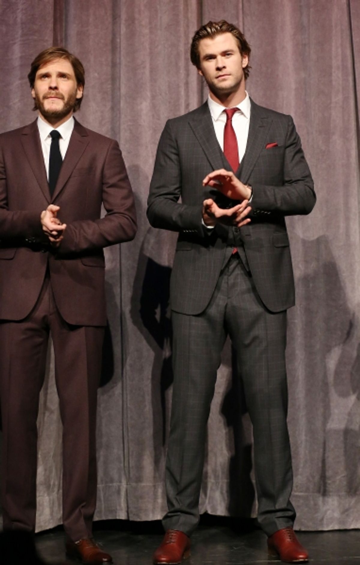 Daniel Bruhl and Chris Hemsworth  at 