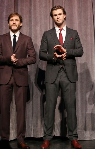 Daniel Bruhl and Chris Hemsworth  Photo