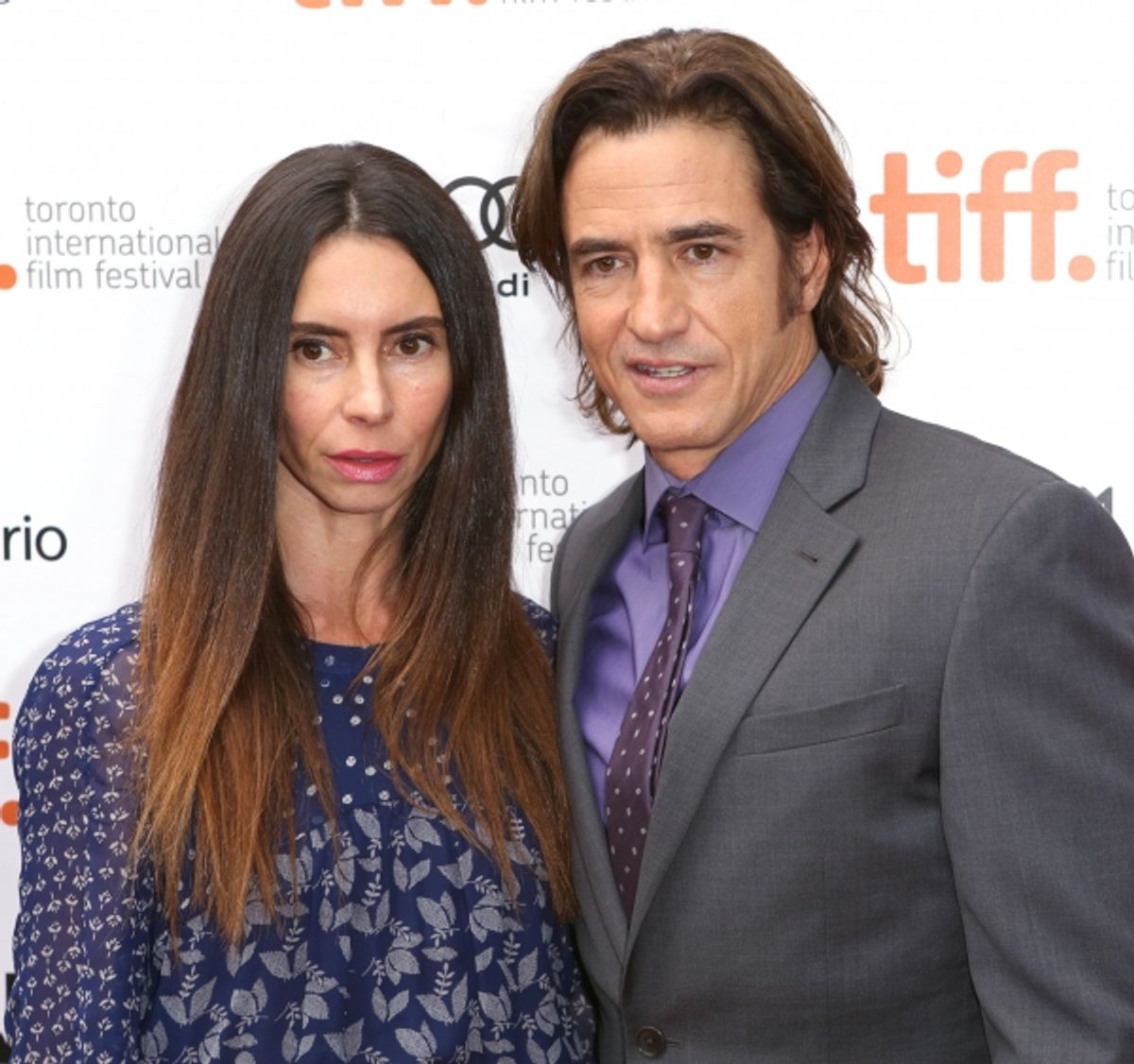Tharita Cesaroni and Dermot Mulroney  at 