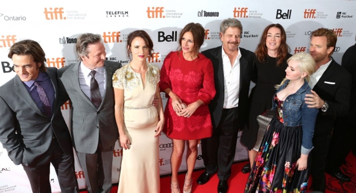 Dermot Mulroney, Chris Cooper, Juliette Lewis, Julia Roberts, John Wells, Julianne Nicholson, Abigail Breslin and  Ewan McGregor at 