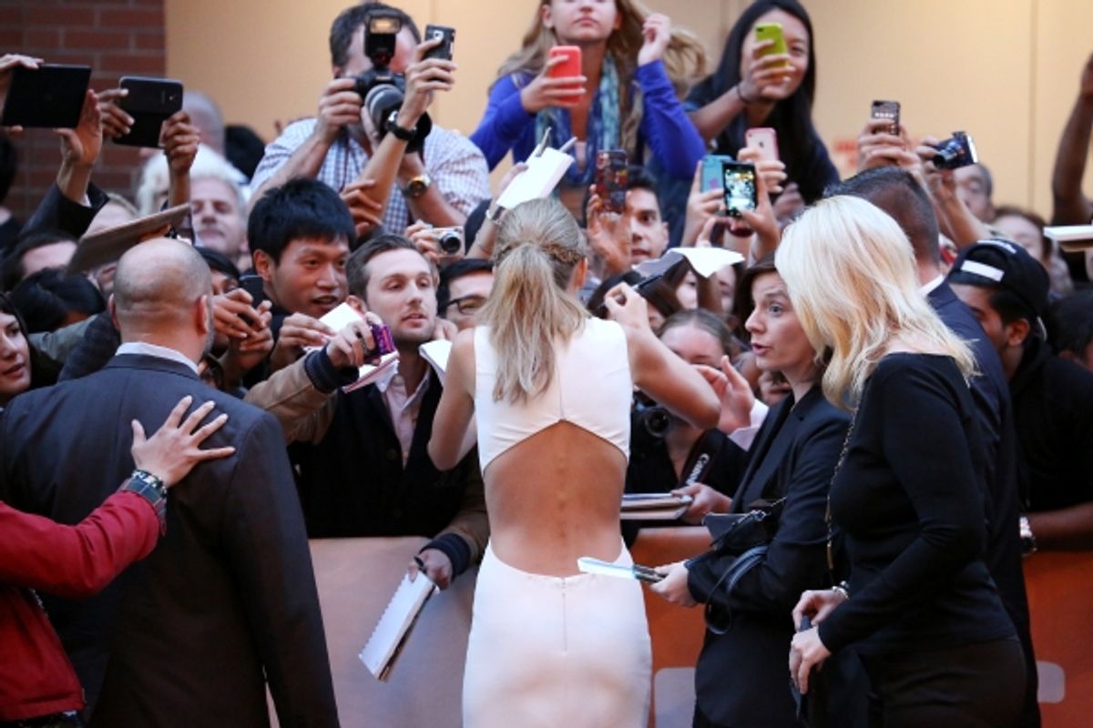 Taylor Swift with fans  at 