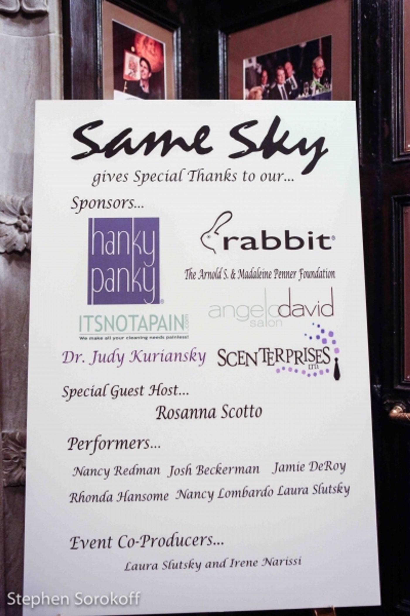 Photo Coverage: Rosanna Scotto Hosts Comediennes at the Friars Club to Benefit Same Sky Image
