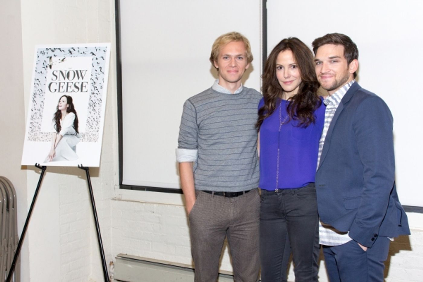 Photo Coverage: Mary-Louise Parker, Victoria Clark, Danny Burstein & The SNOW GEESE Cast Meet the Press! Image