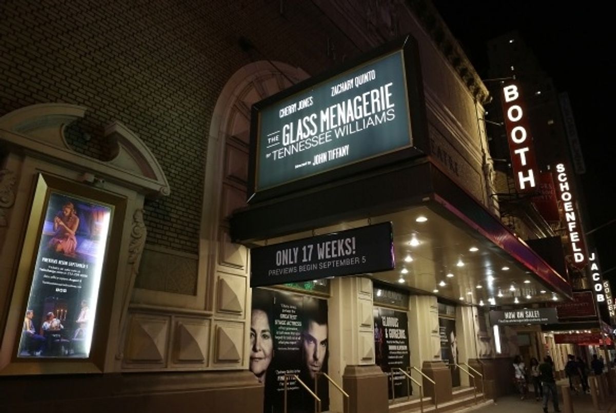 THE GLASS MENAGERIE- Booth Theatre. Photo Credit: Walter McBride at 
